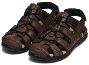 Geox UOMO SANDAL STRADA C Sandale, Sommerschuh, Klettschuh, Outdoorsandale, mit