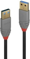 Lindy 36752 USB Kabel USB 3.2 Gen 1 (3.1 Gen 1) 2 m USB A 5 Gbit/s Schwarz...
