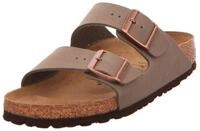 Birkenstock Arizona BF Nubuk Stone Pantolette