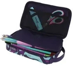 Herlitz Federtasche Sch&uuml;leretui Faulenzer 2 Go Polyester 210x60mm CamoPurple