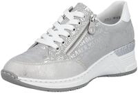 Rieker Sneaker mit Lettern bedruckt, Freizeitschuh, Halbschuh, Schn&uuml;rschuh