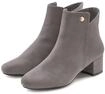 Stiefelette LASCANA "Herbststiefelette, Ankle Boots, Stiefel", Damen, Gr. 35, grau