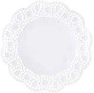 PAPSTAR Dekomatte Tortenspitzen rund &Oslash; 20 cm weiss 100 Stk