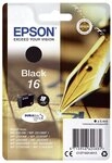 Epson Original Tintenpatrone schwarz (C13T16214012,16,T1621,T16214012)...