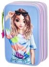 Depesche Geldb&ouml;rse Depesche 3-Fach Federtasche TOPModel FLASH lila