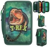 Depesche Federtasche DEPESCHE DINO World Federtasche Triple mit Kette gr&uuml;n