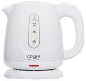 Adler Wasserkocher AD 1373 Wasserkocher 1 L 850 W mit Sedimentfilter - Wei&szlig;, 1...