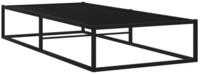 vidaXL Bettgestell, Bettrahmen Schwarz Metall 90x200 cm
