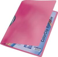 LEITZ Hefter Cliphefter ColorClip Rainbow A4 ca. 30 Blatt rot