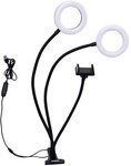D&ouml;rr LED Selfie 2-er Ringlicht SLR-12 Bi-Color Blitzger&auml;t