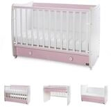 Lorelli Komplettbett Babybett Dream NEW 70 x 140 cm, umbaubar Kinderbett...