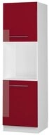 Vicco Herdumbauschrank Fame-Line, Bordeaux Hochglanz/Wei&szlig;, 60 cm mit offenem...