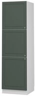 Vicco Herdumbauschrank Fame-Line, Gr&uuml;n-Gold Landhaus/Wei&szlig;, 60 cm (1-St)