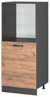 Vicco Herdumbauschrank R-Line, Goldkraft Eiche/Anthrazit, 60 cm (1-St)