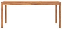 vidaXL Gartentisch, Garten-Esstisch 180x90x77 cm Massivholz Teak