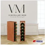 PROREGAL&reg; Weinregal VINCELLAR MOD Flaschenregal Modulares System Massivholz,