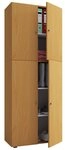 VCM Kleiderschrank Schlafzimmerschrank Lona B. 70 x H. 184 x T. 40 Holz