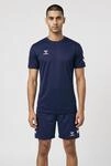 Sportanzug HUMMEL "HMLLOGO SET", Herren, Gr. XXL (56), blau (marine), Obermaterial: