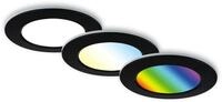 Briloner Leuchten LED Einbauleuchte 3er Set LED Einbauleuchten RGB-CCT,...