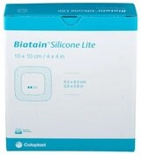 Coloplast Gips-und Verbandschutz BIATAIN Silicone Lite Schaumverband 10x10 cm,