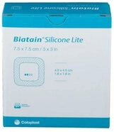 Coloplast Gips-und Verbandschutz BIATAIN Silicone Lite Schaumverband 7,5x7,5 cm,