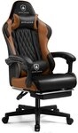 GTPLAYER Gaming-Stuhl Gamer Stuhl, Ergonomischer B&uuml;rostuhl mit Fu&szlig;st&uuml;tze,