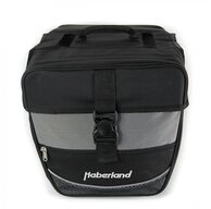 Haberland Fahrradtasche Haberland Einsteiger-Serie schwarz / silber - robuste
