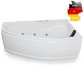 Basera&reg; Whirlpool-Badewanne CLASSIC Indoor Eck-Whirlpool Badewanne Formentera Rechts