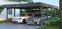 Skanholz Doppelcarport Friesland Set 4, BxT: 557x708 cm, 221 cm Einfahrtsh&ouml;he