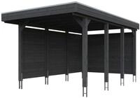 Skanholz Einzelcarport Friesland Set 1, BxT: 314x555 cm, 221 cm Einfahrtsh&ouml;he