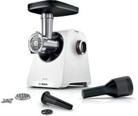 BOSCH Fleischwolf Serie 4 MFWS420W, 1900 W Blockierlei., 2 Fl&uuml;gel-Messer, 2...