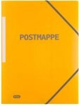 OXFORD F&auml;chermappe Eckspannermappe 'Postmappe' A4+ PP transluzent gelb