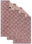 Handtuch JOOP "Handtuch Classic / Infinity / Signature 3er Pack", pink (rosa