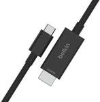 Belkin USB C auf HDMI 2.1 Kabel, 2m HDMI-Kabel, (200 cm)