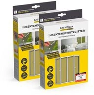 EASYmaxx Insektenschutz-Fensterrahmen Fliegengitter f&uuml;r Fenster mit Magic...
