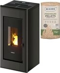 Freepoint Pelletofen One Airtight, 7 kW, Zeitbrand