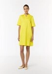 comma Minikleid Kleid Kleid mit Tunika-Ausschnitt und Hemdkragen