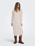 ONLY Strickkleid ONLNEW TESSA L/S MIDI V DRESS mit tiefem V-Ausschnitt mit...