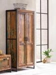 Garderobenschrank SIT "Favignana aus recyceltem Altholz &ndash; 2 T&uuml;ren &ndash; Vintage