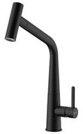 FRANKE K&uuml;chenarmatur Icon mit ausziehbarer Schlauchbrause Black Matt
