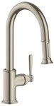 hansgrohe K&uuml;chenarmatur Axor Montreux 180 K&uuml;chenmischer mit Ausziehbrause
