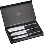 SABATIER International Messer-Set (Set, 3-tlg., 1 x Santoku Messer, 1 x Nakiri