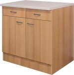 Flex-Well Unterschrank Nano (B x H x T) 100 x 85/86 x 60 cm, f&uuml;r viel Stauraum