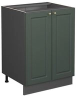 Vicco Unterschrank Fame-Line, Gr&uuml;n-Gold Landhaus/Anthrazit, 60 cm ohne...