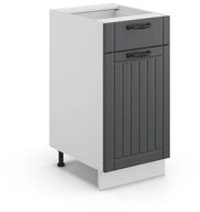Vicco Unterschrank Fame-Line, Anthrazit/Wei&szlig;, 40 cm ohne Arbeitsplatte (1-St)