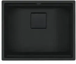 FRANKE Granitsp&uuml;le, rechteckig, 56/46 cm, (1 St) schwarz