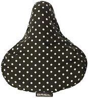 Basil Fahrradsattel Basil Sattelbezug KATHARINA black dots