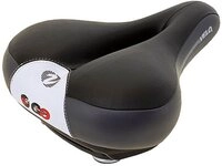 Velo Fahrradsattel Velo Sattel, Herren, Newport Gemini, schwarz/grau, Velo