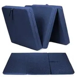 Klappmatratze Premium Klappmatratze, sunnypillow, 15 cm hoch blau 120 cm x 195 cm x
