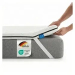 MSS e.K., Topper Kaltschaum-Topper mit Bezug und 4 Eckspanngummis, 6 cm hoch,